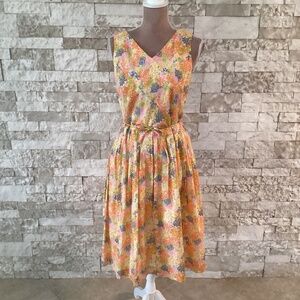 Talbots Floral Cotton Dress